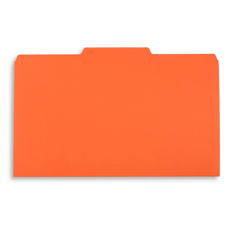Blue Summit Supplies Orange File Folders, 1/3 Cut Tab, Legal Size, Great for Organizing and Easy File Storage, 100 Per Box - Image 4